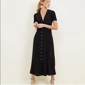 Madewell Button Front Gauze Midi Dress